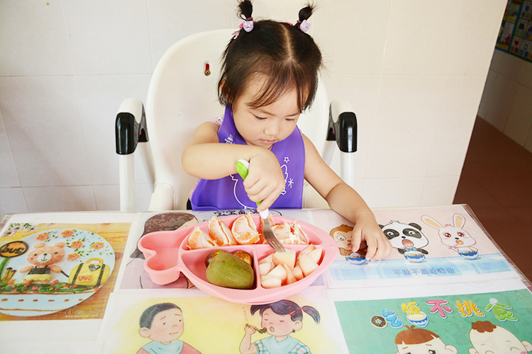 小魚硅膠餐盤實拍圖 小魚硅膠餐盤實拍圖